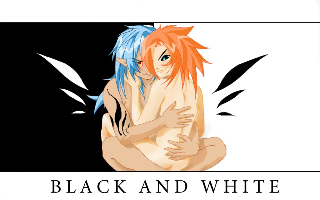 Kamyk: Black_and_White___YAOI