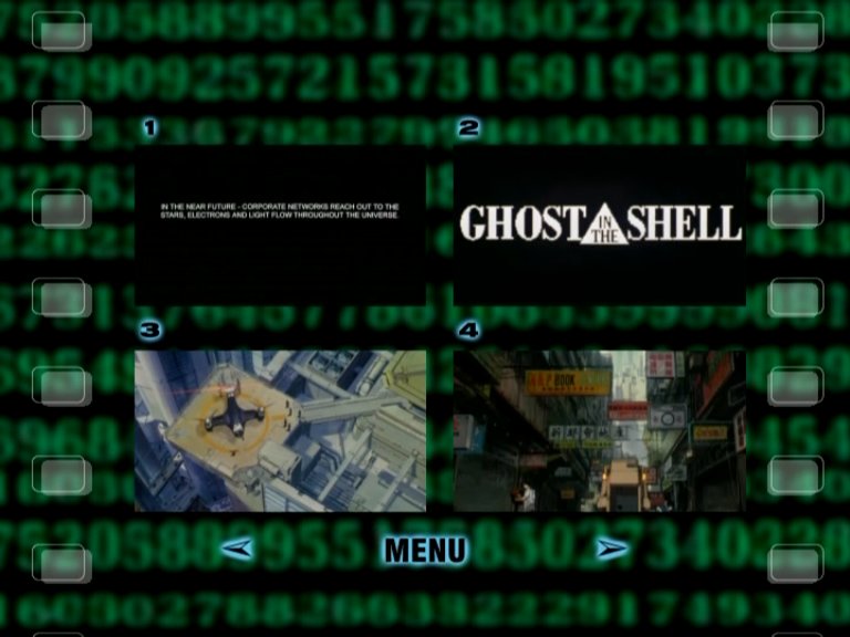 Ghost in the Shell: Menu wyboru scen