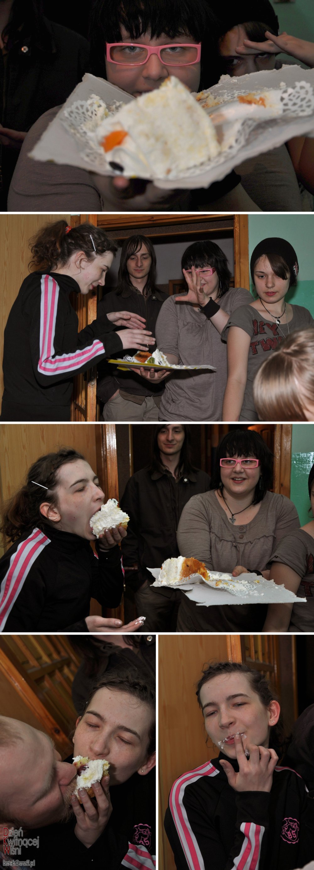 Dzień Kwitnącej Wiśni 2009 — hotel (Kwak): Nie wiem czyje urodziny i czyj tort. Pogubiłem się