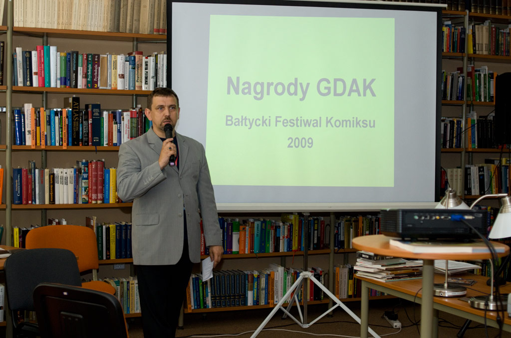 Bałtycki Festiwal Komiksu — GDAK 2009 (XeN): Rozdanie nagród - main org imprezy