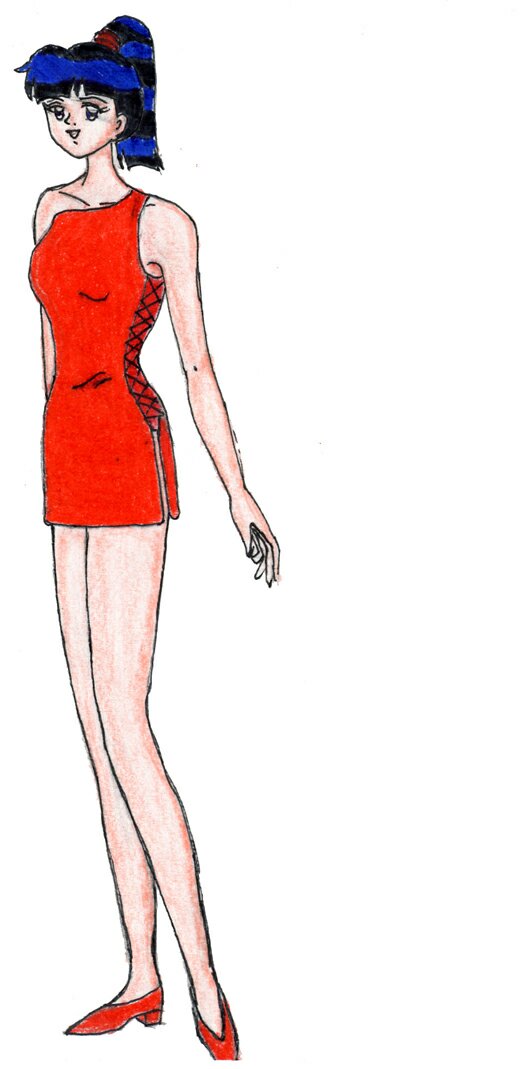 Mariko: Red_dress