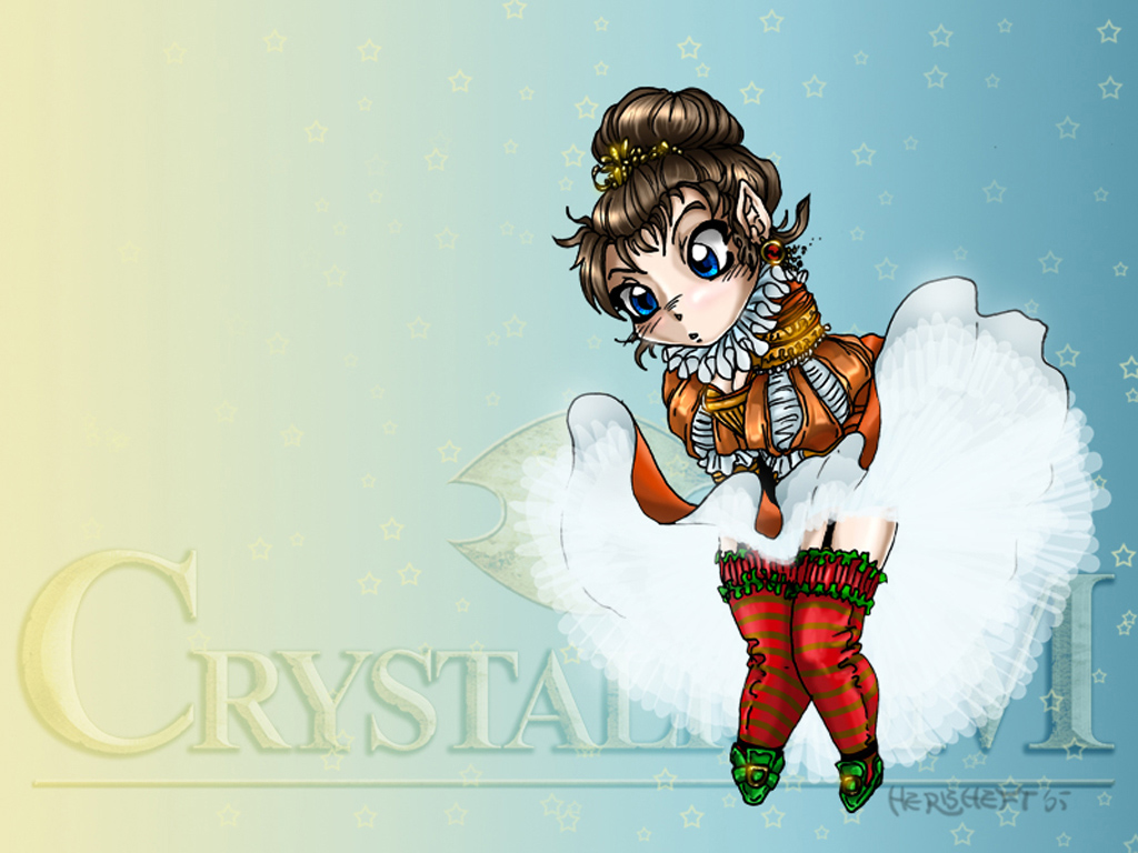 Crystalicum – tapety świąteczne: smocza krasnoludka 1024x768