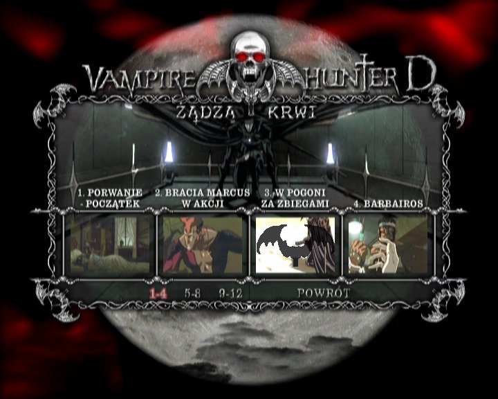 Vampire Hunter D: Żądza krwi: wybór scen