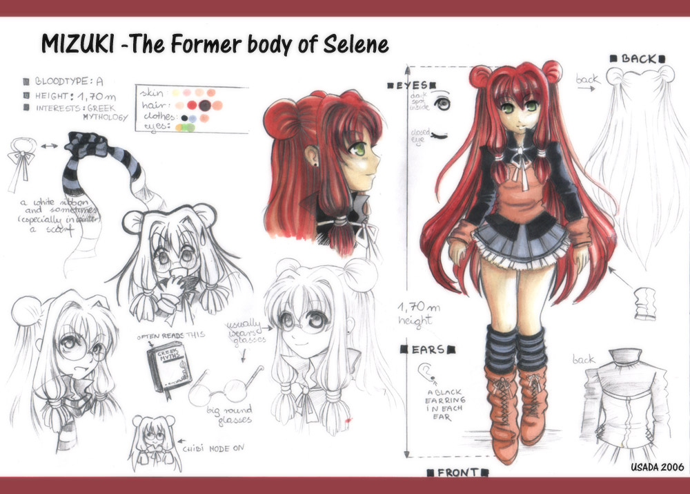 Red Priest Usada: Mizuki - a former body of Selene