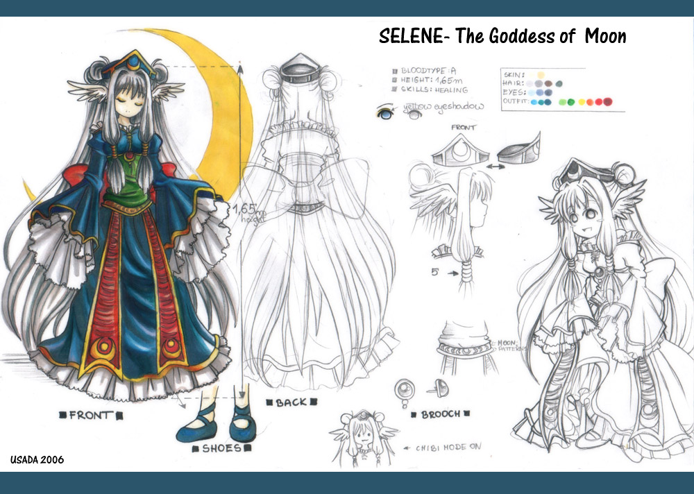 Red Priest Usada: Selene - The Goddess of Moon