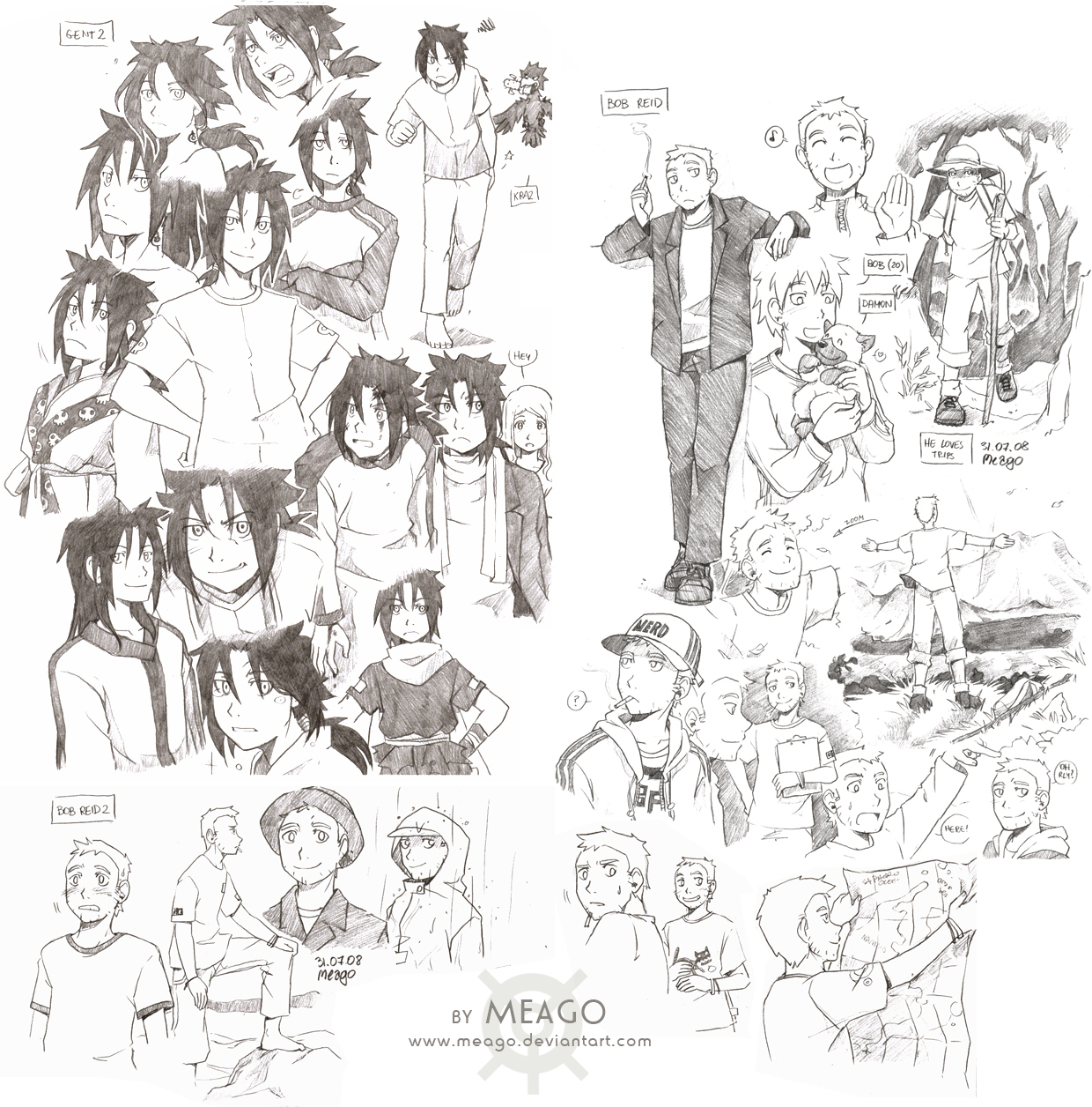 Meago 3: MS sketches
